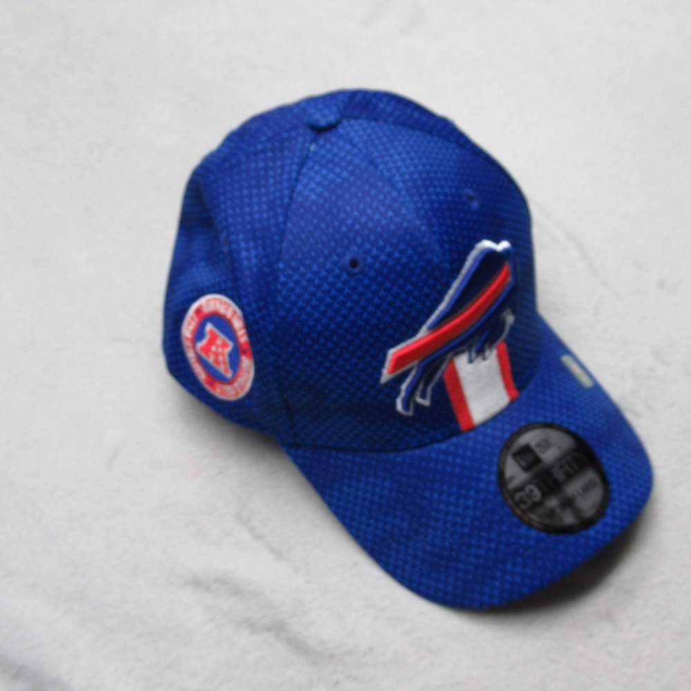 New Era Buffalo Bills 39Thirty Hat Cap Mens‎ Small/Large NFL Blue Baseball NEW